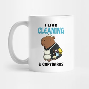 I Like Cleaning and Capybaras Mug